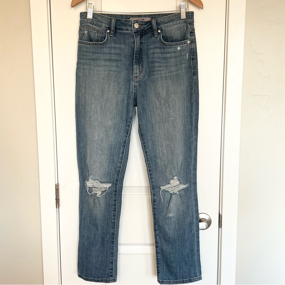 Joe’s Jeans Women’s Holey distressed jeans Size 27 Straight leg Ankle Grunge